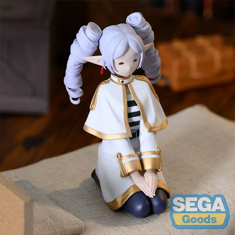In Stock Original SEGA Frieren Curly ผมอะนิเมะวันเกิดคอลเลกชันเดสก์ท็อปเครื่องประดับของขวัญของเล่นสําหรับเด็ก