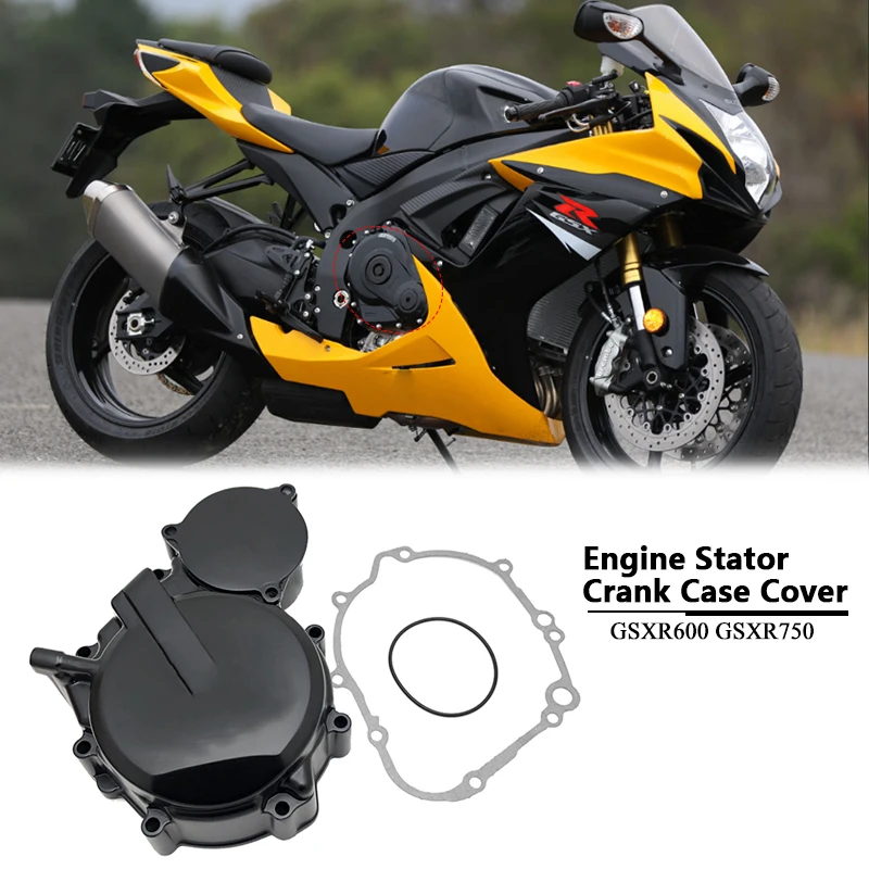 

Fit For SUZUKI GSX-R750 GSX-R600 GSXR600 GSXR750 2006-2019 2015 2016 2017 2018 Motorcycle Engine Stator Crank Case Cover