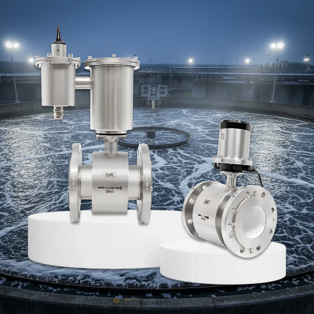 Powered Electromagnetic Flow Meter High Reliability Strong Anti-Interference Digital Water & Oil Flow Sensor OEM