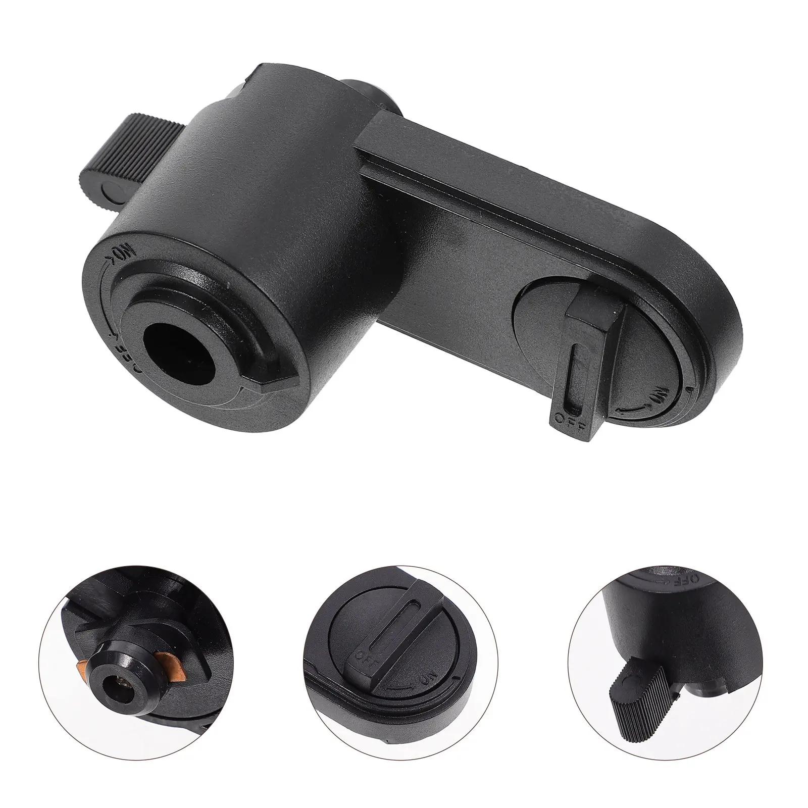 Heavy Duty Plastic Track Light Adapter for Indoor & Outdoor Rail Lighting Systems