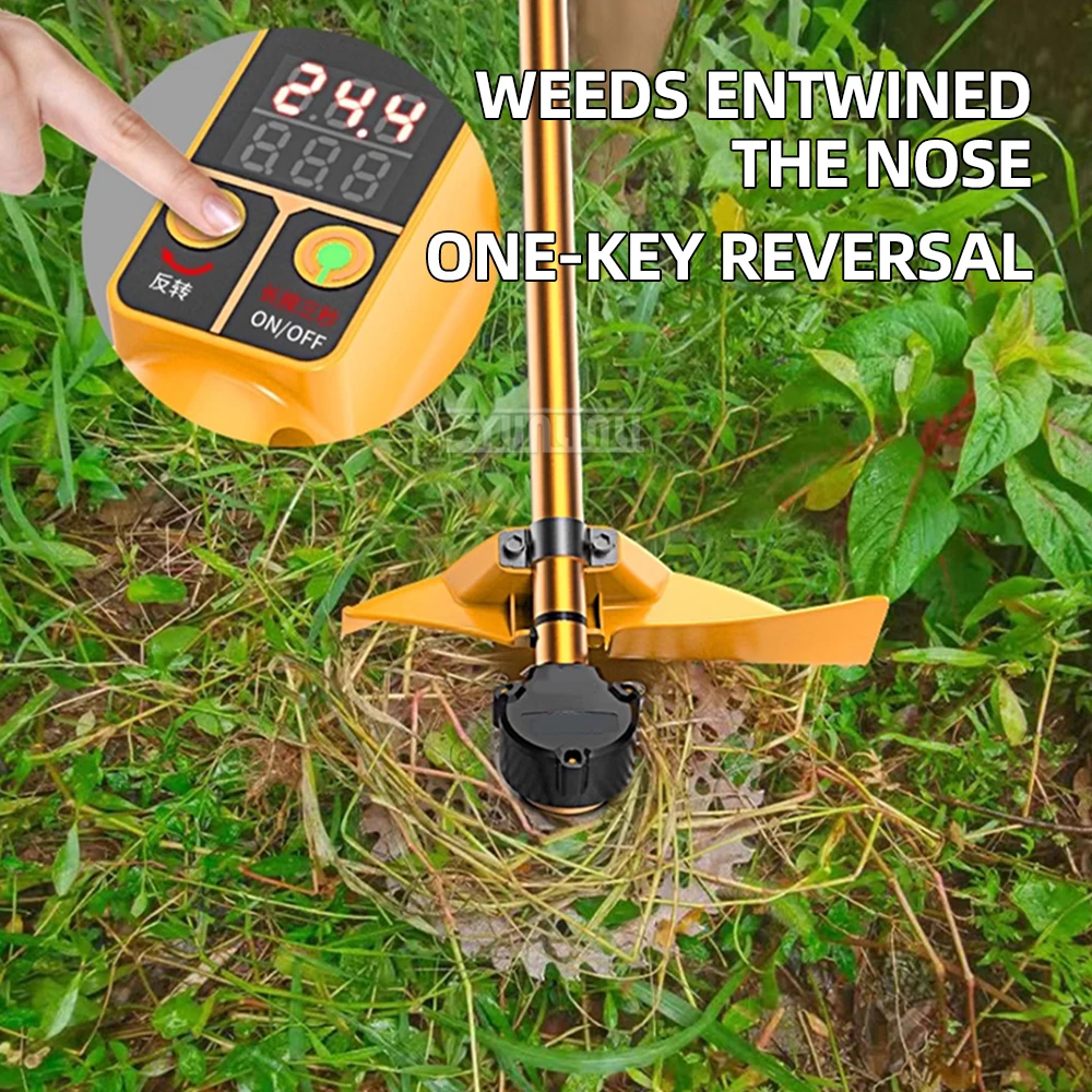 Multifunctional Agricultural Equipment Electric Lawn Mower,High-Power Rechargeable Brushless Garden Backpack Weeding Tool