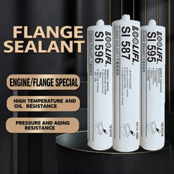 Loctite 300ml Black Silicone Sealant High-Temperature Resistant Oil Proof Automotive Engine Compatible with SI587 SI595 SI596