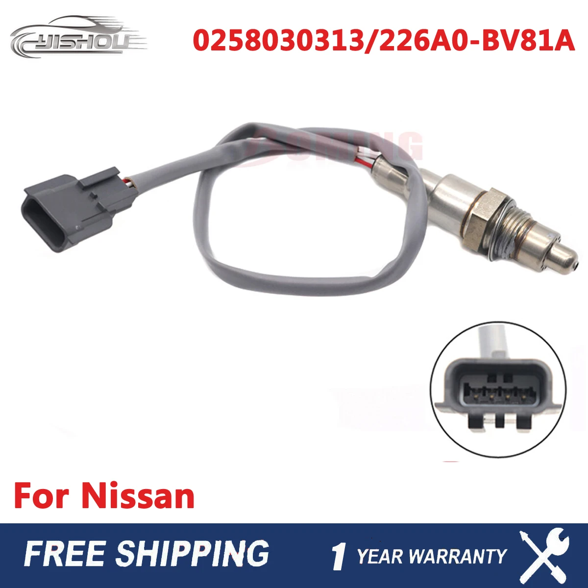 

Автомобильный датчик кислорода O2 0258030314 для Nissan Juke F15 X-Trail T32 Qashqai J11 1,6 DIG-T, новый 0258030313