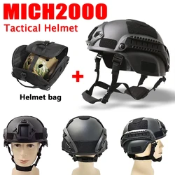 Tactical MICH2000 FAST Helmet Airsoft MH Helmets Bag Pack Hunting MICH 2000 Helmet Accessories