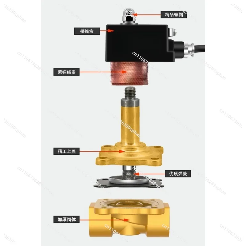 Explosion-Proof Solenoid Valve Brass 4 Points [220V] Explosion-Proof Model
