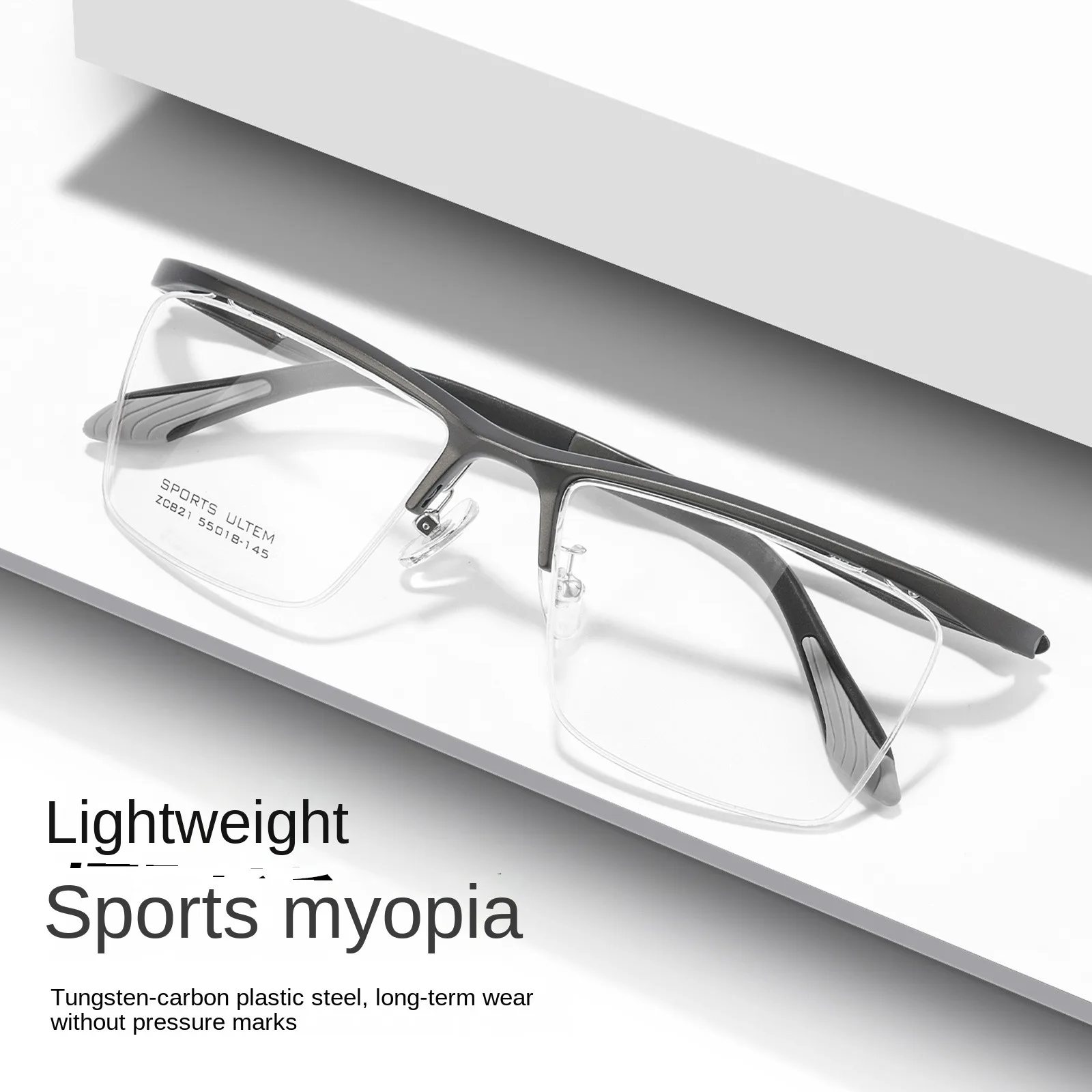 

Спортивные велосипедные очки VOSUN ZC821 из ультралегкого пластика и стали, ультралегкая и комфортная полуоправа для очков с диоптриями