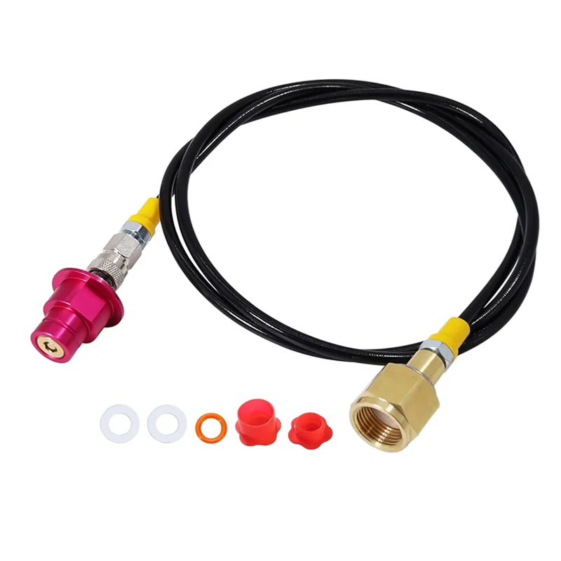 A40Z-Soda Machine Co2 Adapter Quick Connector Adapter Hose,60 Inch For Co2 Storage Tanks For Terra DUO Art Gaia Series CGA320