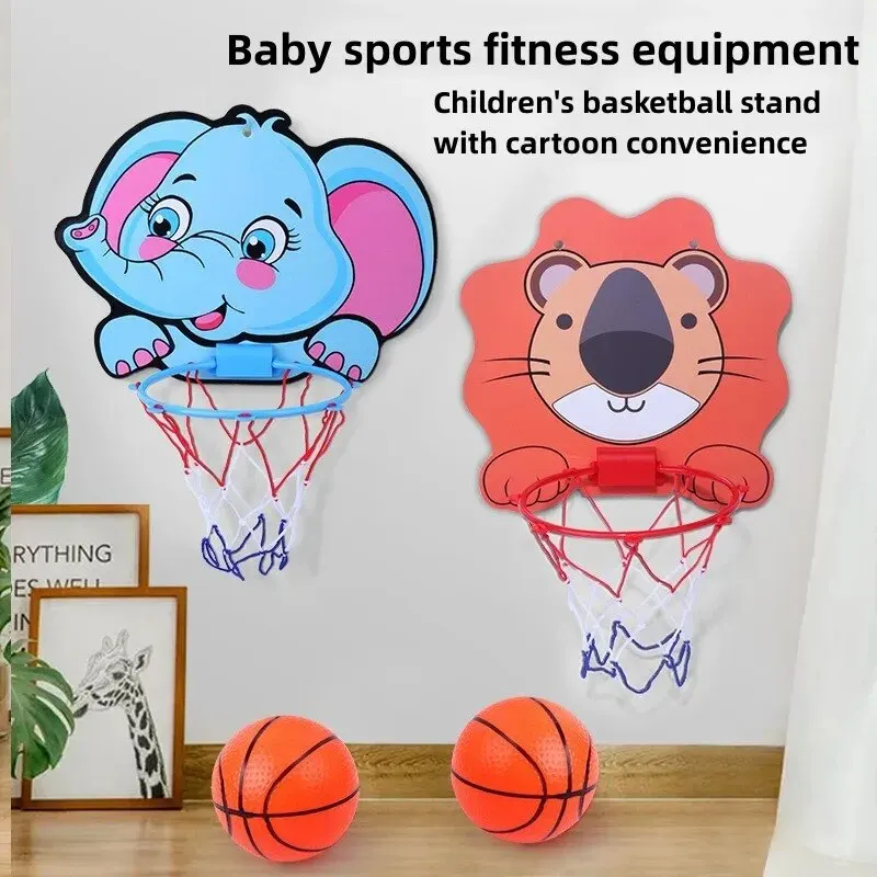 

Basketball Stand Cartoon Indoor Adjustable Adjustable Children's Sports Toys Shooting Frame Children's Ball Sports Toys
