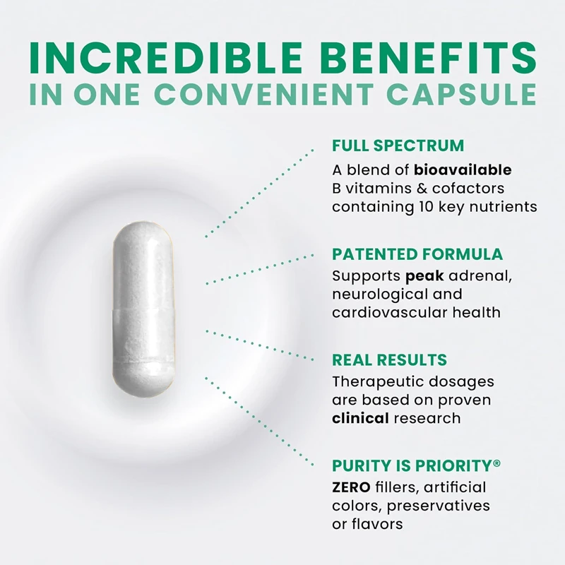 فيتامينات ميثيل أكتيف بي للرجال والنساء | 60 كبسولة من الخضار #4