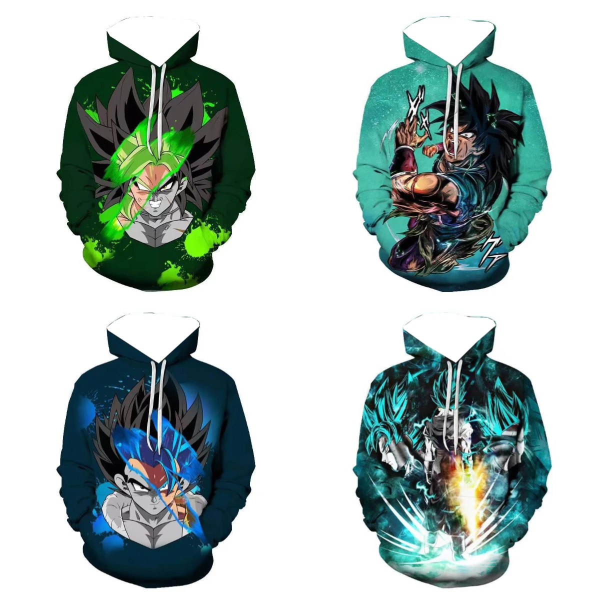 

Осень-зима 2025: хит продаж, новая анимационная толстовка с капюшоном и 3D принтом Dragon Ball, уличная повседневная толстовка с капюшоном