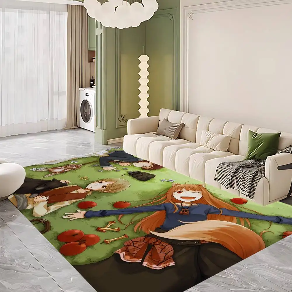 Cartoon Spice And Wolf Door Mat Kids Room Bedroom Decoration Balcony Anti-Slip Doormat Living Room Doormat Area Rug