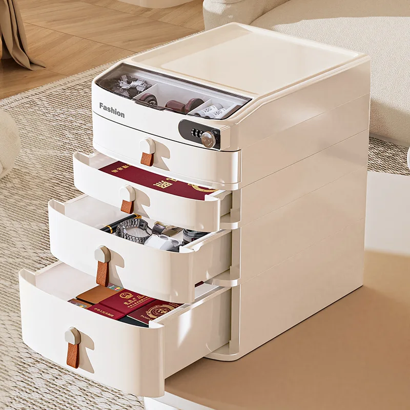 

Drawer Desktop Code Cabinet Bedroom Valuables Storage Box Privacy Document Storage Cabinet
