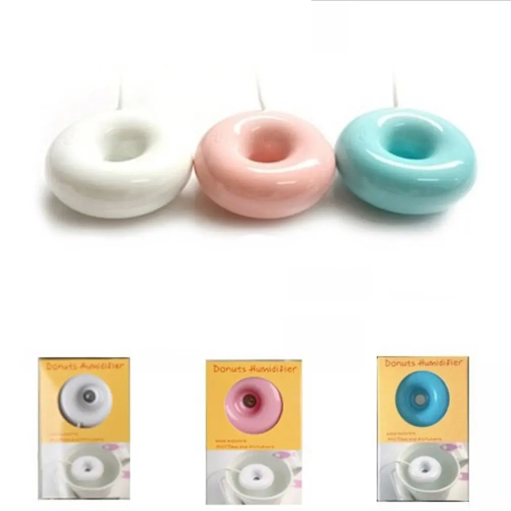 1 pcs  usb office desktop mini humidifier portable air purifier creative donut humidifier Mini sprayer