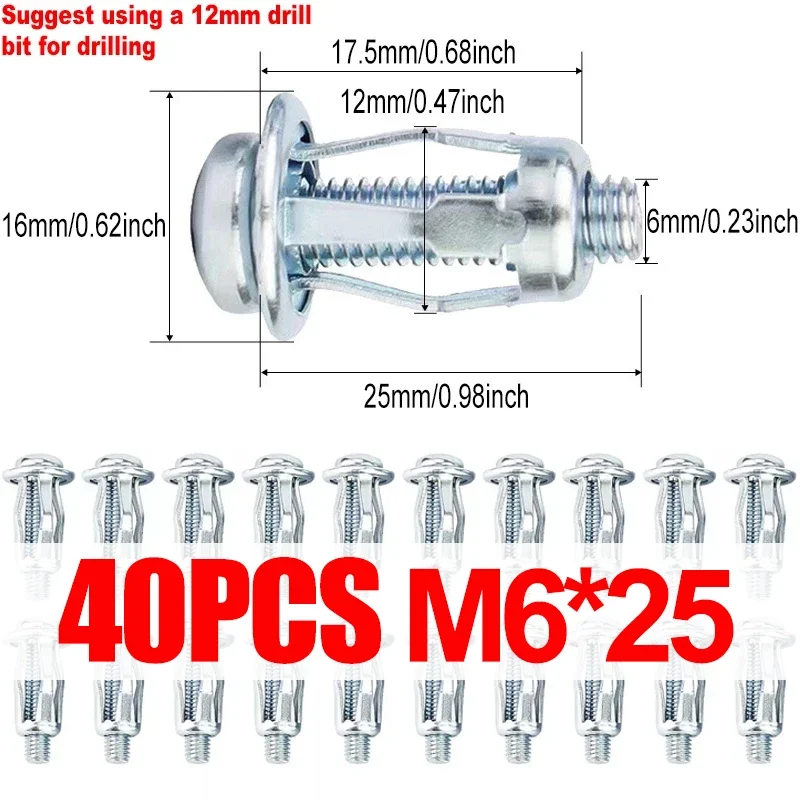 40PCS-M6