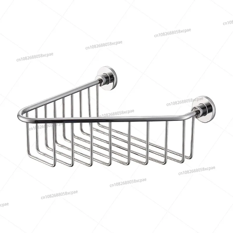 

Wall Mount Shower Tank Stainless Steel Bathroom Storage Triangle Shower Rack