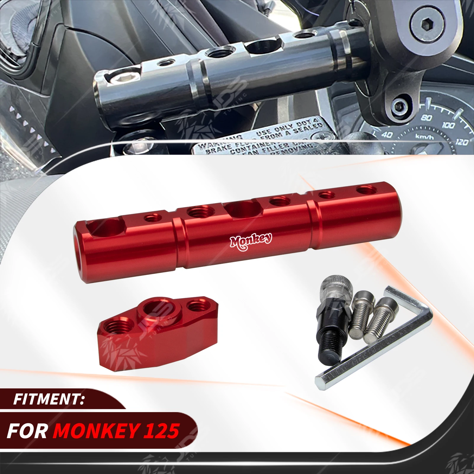 For HONDA MONKEY 125 Multifunction Cross Bar Handlebar Crossbar Phone GPS Extension Holder Accessories Parts