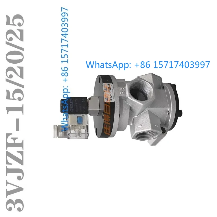 

JELPC Two Position Three-way Cut-off Solenoid Valve 3 VJ ZF - 10-15-20 - 25 - AS External Pilot