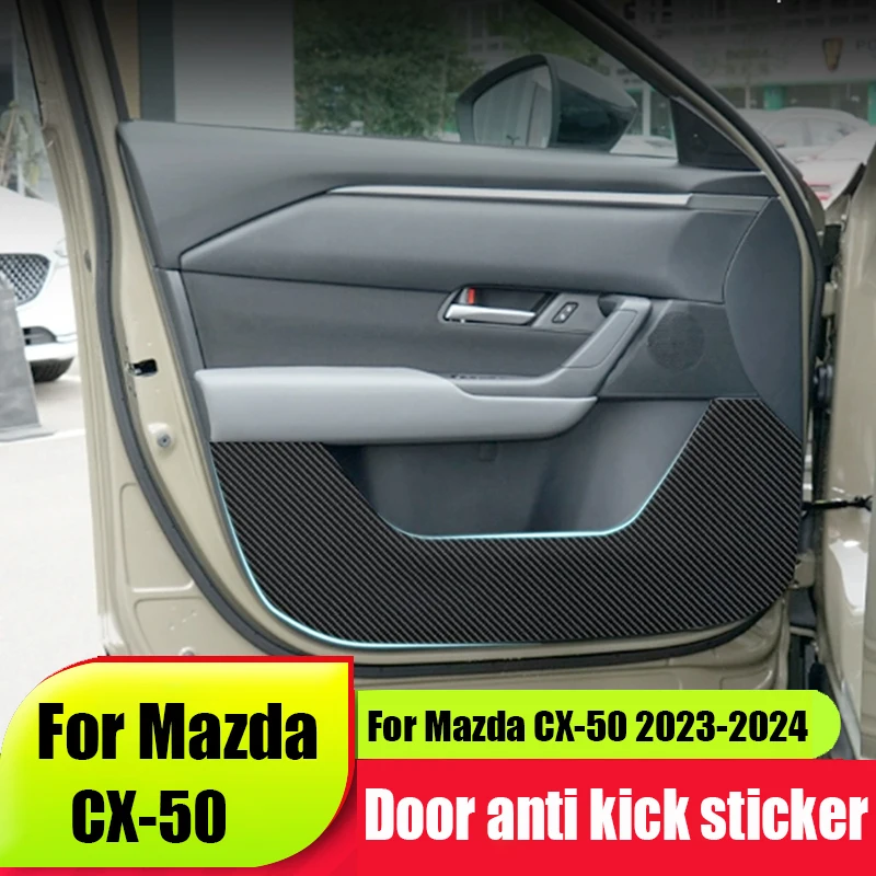 For Mazda CX-50 2023 2024 Car door anti kick sticker pad car decoration accessories car interior sticker