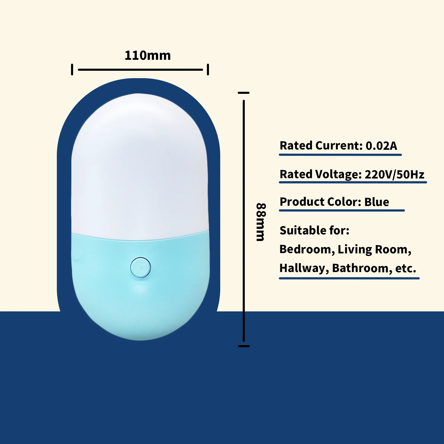 أباجورة ضوء الليل الاتحاد الأوروبي الولايات المتحدة التوصيل LED ضوء الليل التيار المتناوب 220 فولت مصباح غرفة النوم هدية للأطفال لطيف ليلة مصباح للممر WC