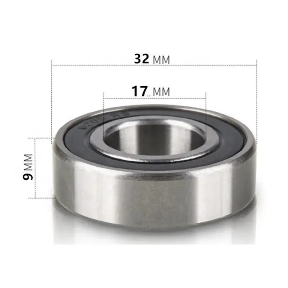 High quality 2PCS ABEC-5 17329-2RS bearing 6002 17329 6002/17-2RS bike bearing 17*32*9 bicycle bearing 17x32x9 mm