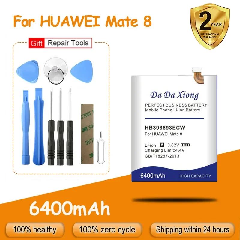 High Quality 6400mAh HB396693ECW Battery For Huawei Mate 8 NXT-AL10 NXT-TL00 NXT-CL00 Bateria NXT-DL00 Mate8 NXT-L09 NXT-L29