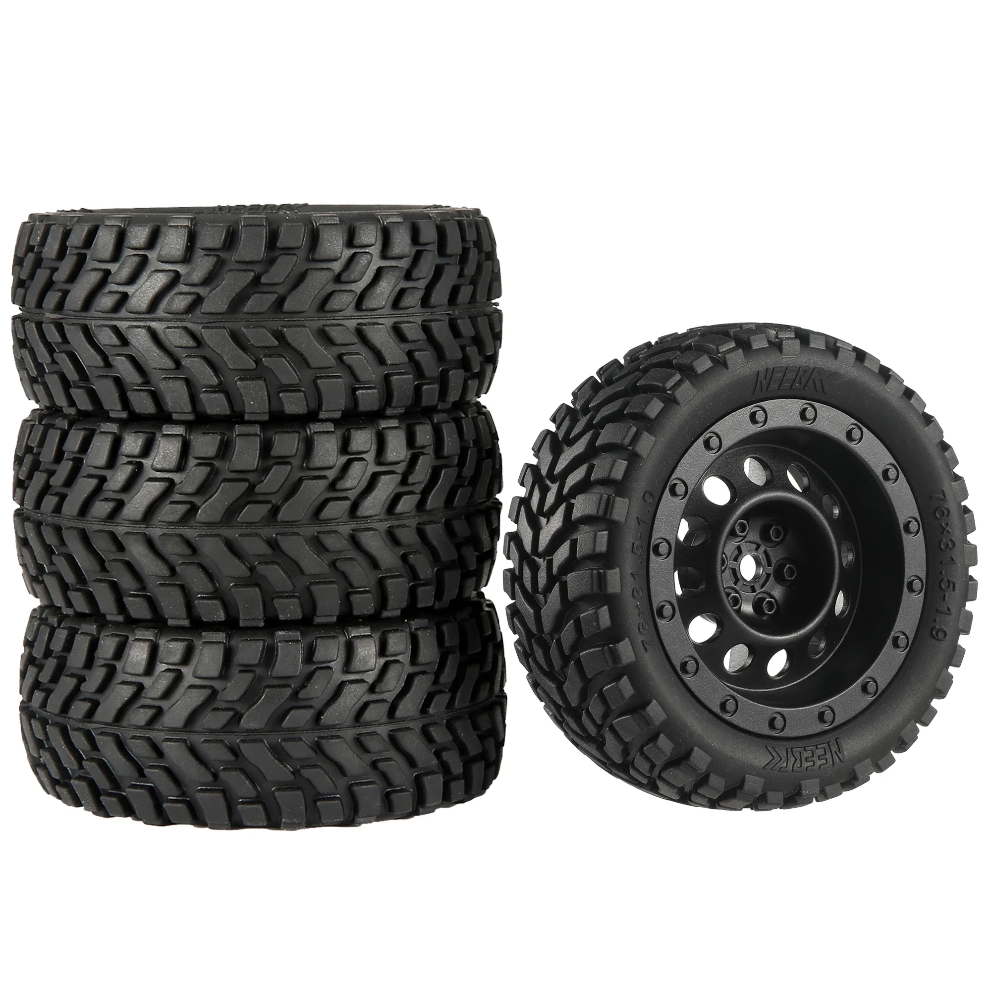 1/10 1/14 1/16 RC Racing Car Tire 1.9 pollici Tire 12mm Hub Rim Wheels per Wltoys 144001 Scx10 Traxxas Trx-4 Tamiya accessori per auto