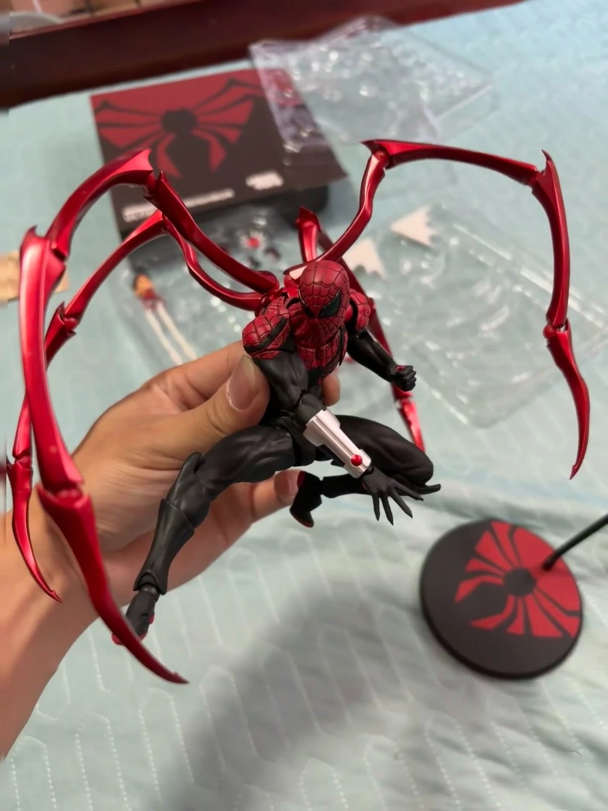 In Stock MessToys Superior Spiderman Figure Mess Toys Superior Spider Man Action Figure CT Toys Figurine Statue Model Gifts Toys