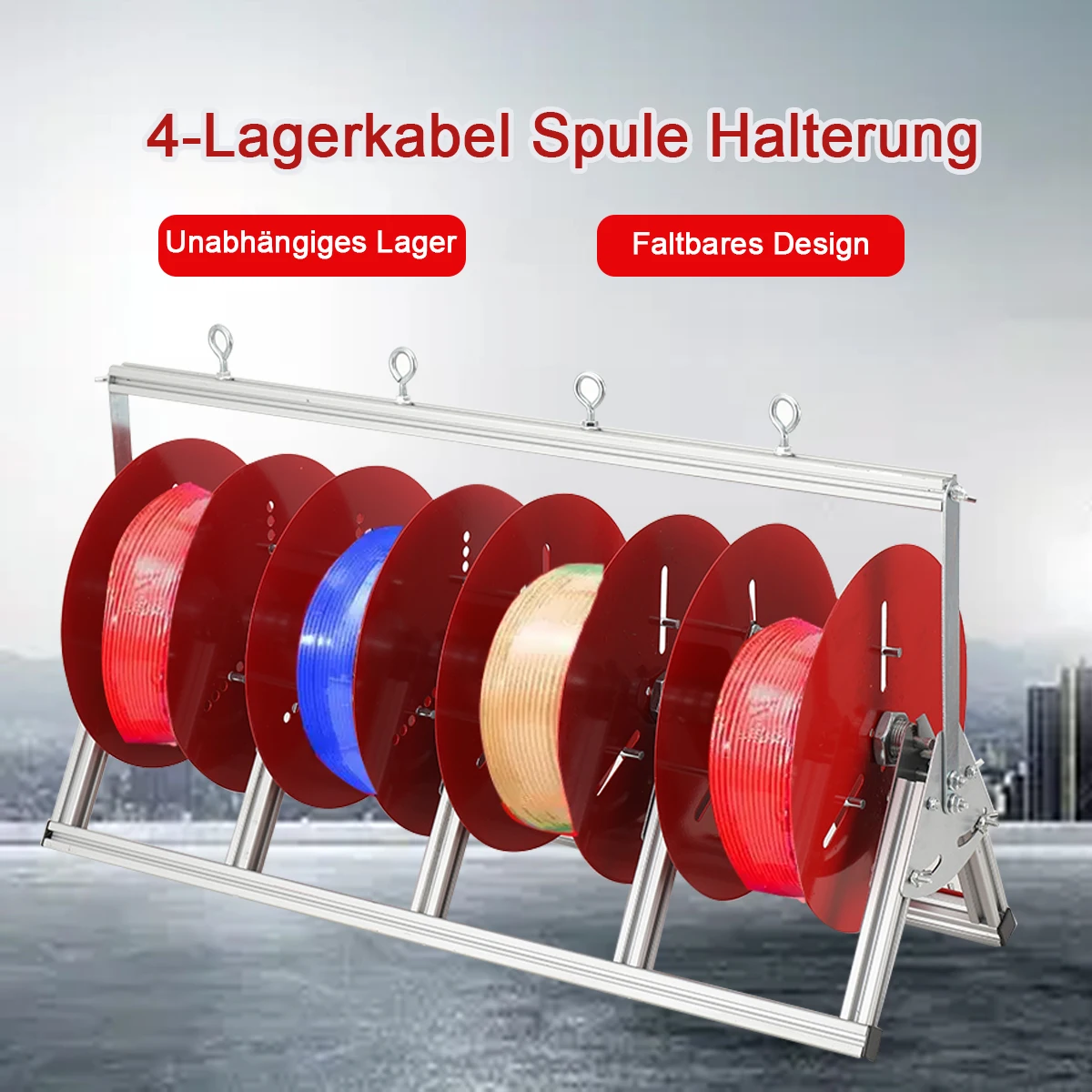 حامل دفع الأسلاك، صينية دفع، قطعة أثرية قابلة للطي، سلك BV، ثلاثة أسلاك، خط تركيب منزلي متعدد الأسلاك