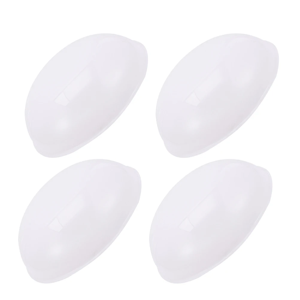 4pcs LED Ceiling Light Shade Durable PVC Flush Mount Tulip Diffuser Lamp Covers for Hallway Balcony Lighting Replacement