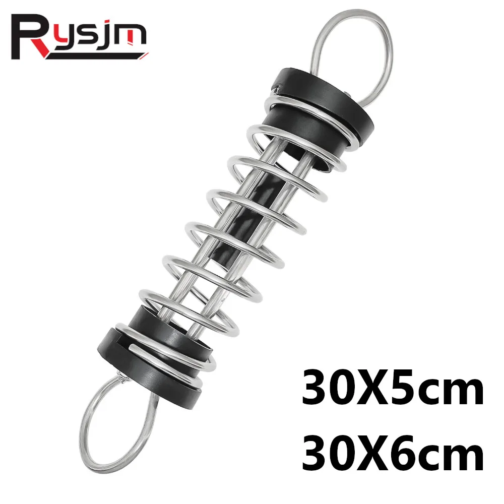 304 Stainless Steel 30X5cm 30X6cm Dock Line Mooring Springs Silence Mute Anchor Springs Ship Watercraft Buffer Marine Hardware