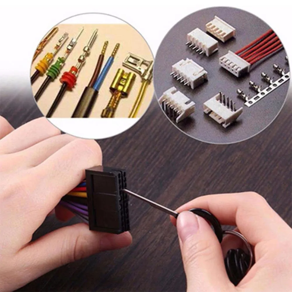 

59pcs Removal Tool Car Connector Electrical Equipment Harness repair Wiring Pin Puller Set Stainless Steel Useful