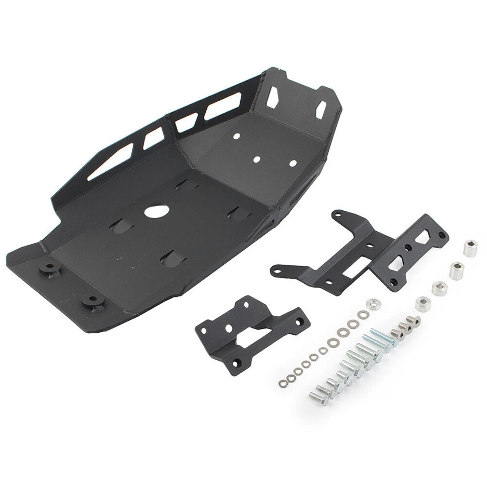 Black Skid Plate Engine Chassis Guard Protector Cover For BMW F750GS F850GS ADV 2020-2023