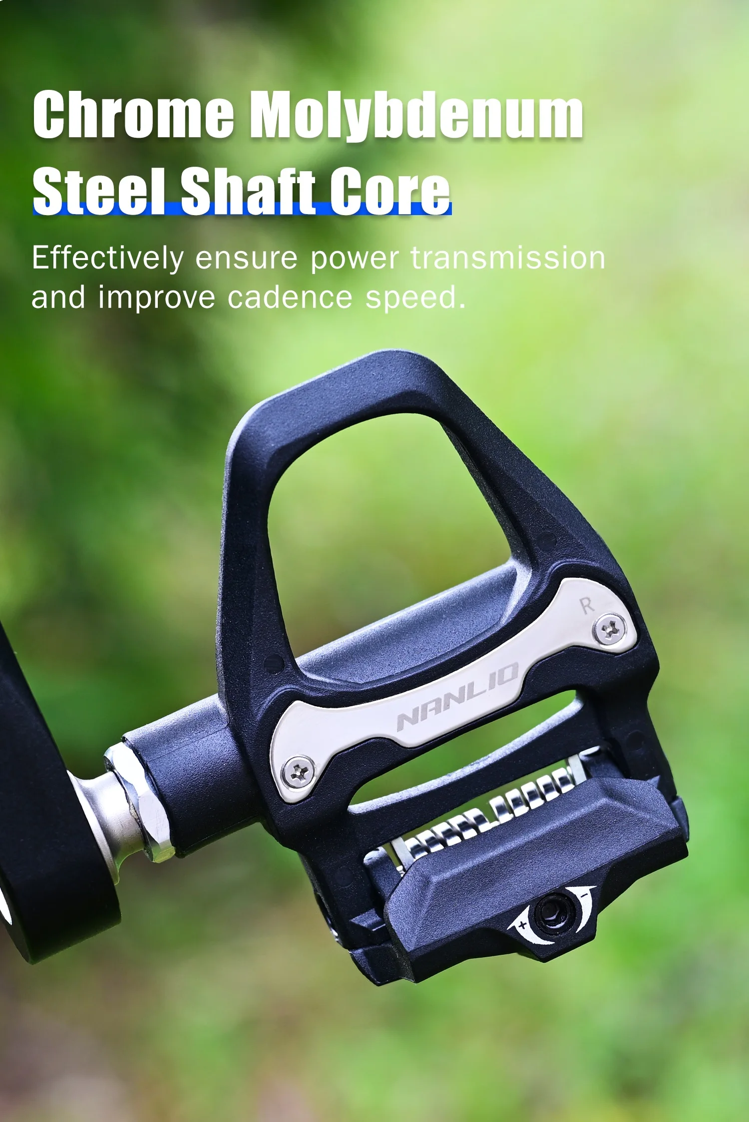 Nanlio SPD-SL Rennrad-Pedale, Klickpedale mit 6 ° Stollen, Leichtes Hybrid-Nylon/Legierung, abgedichtetes Lager (Bestseller) – Detail 14