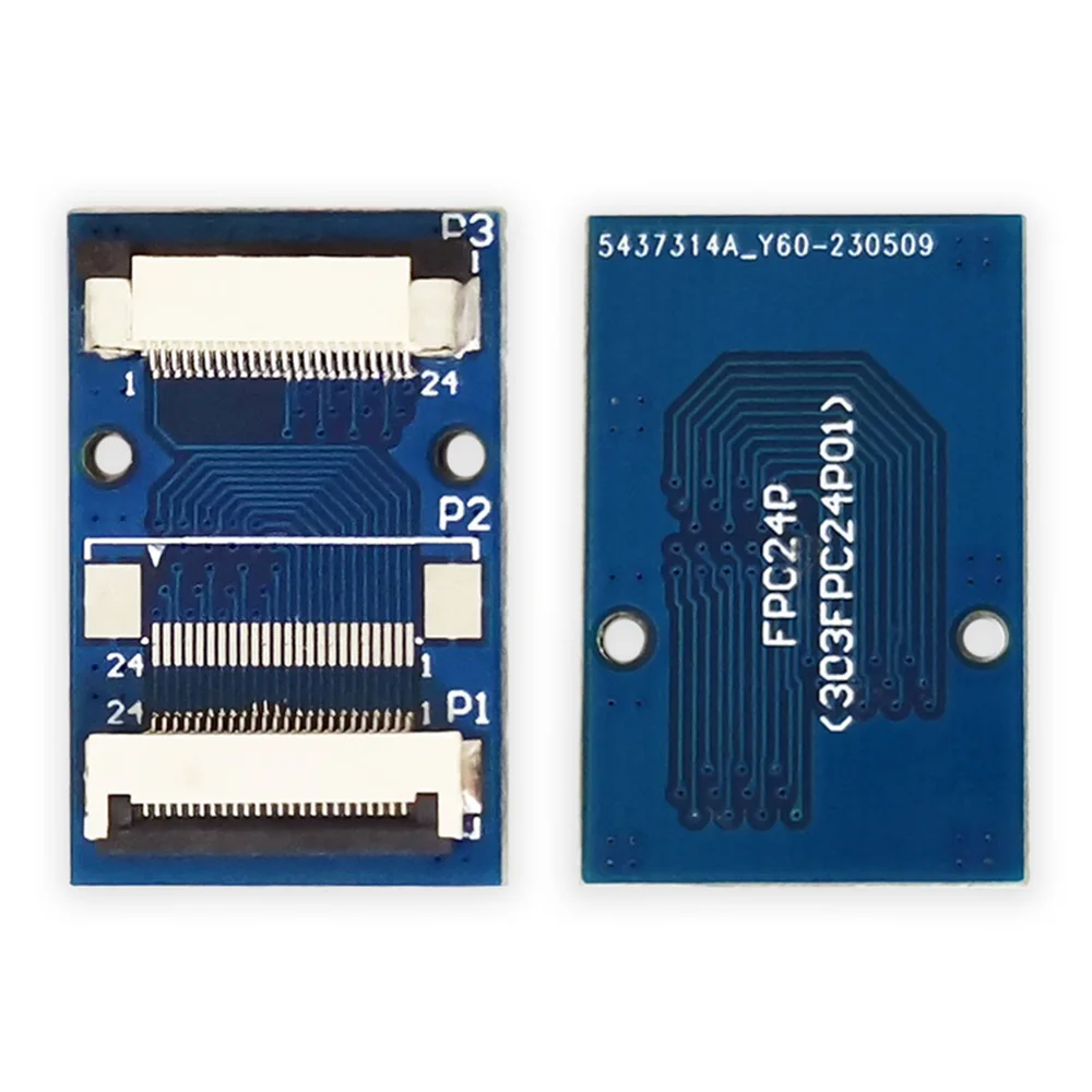 Fpcリバースアダプタープレート、逆接続に転送、安定したパフォーマンス、0.5mmピッチ、24 p