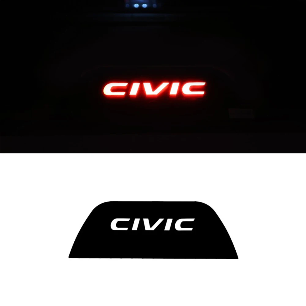 Car High Mount Stop Lamp Decal For Honda Civic 8 8th 2006 2007 2008 2009 2010 2011 2012 CHMSL Sticker Protector Accessories