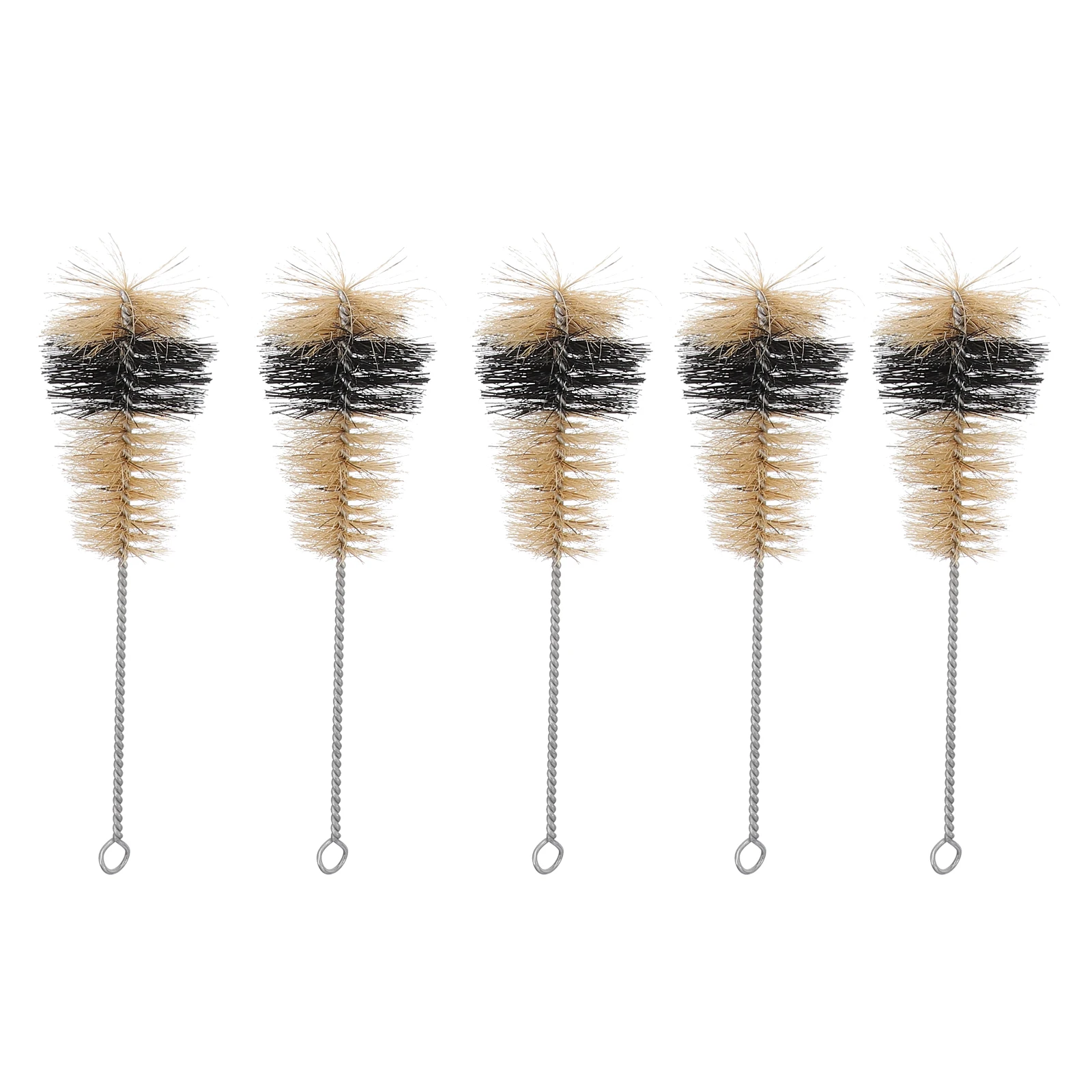 

5 Pcs Water Bottle Flask Brush Baby Cleaning Hard Pig Hair Brushes for Household