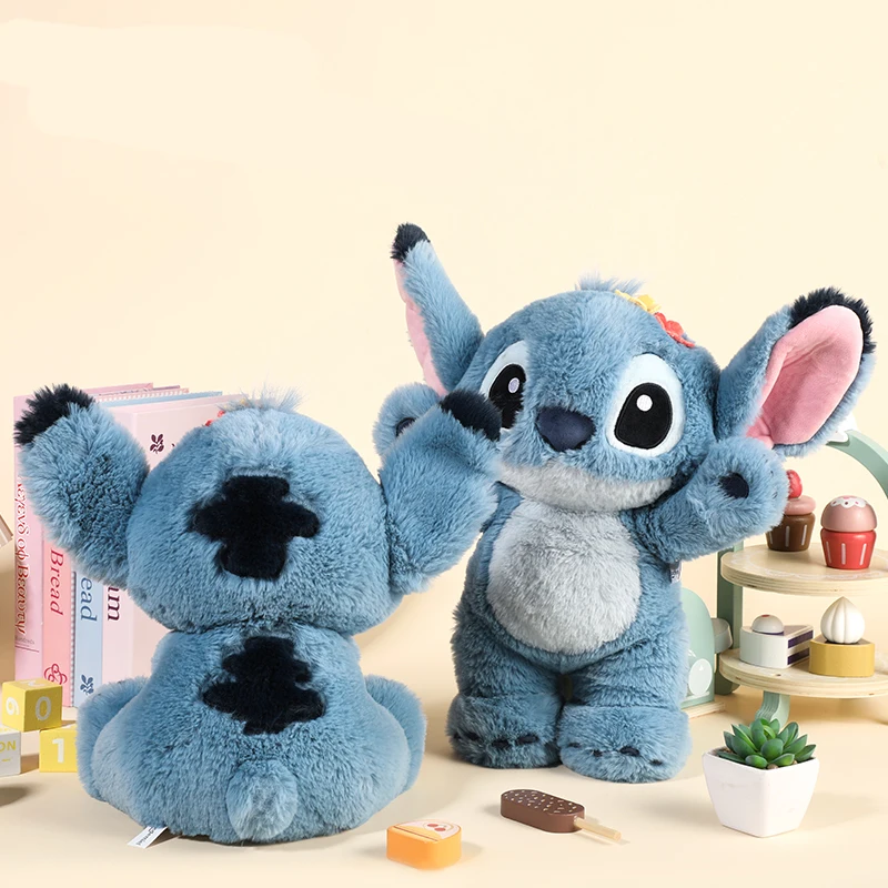 Genuine Disney Stitch Plush Toy Anime Lilo & Stitch Stuffed Toys Kawaii Cartoon Cute Plsuh Doll Anime Toys Kids Birthday Gift