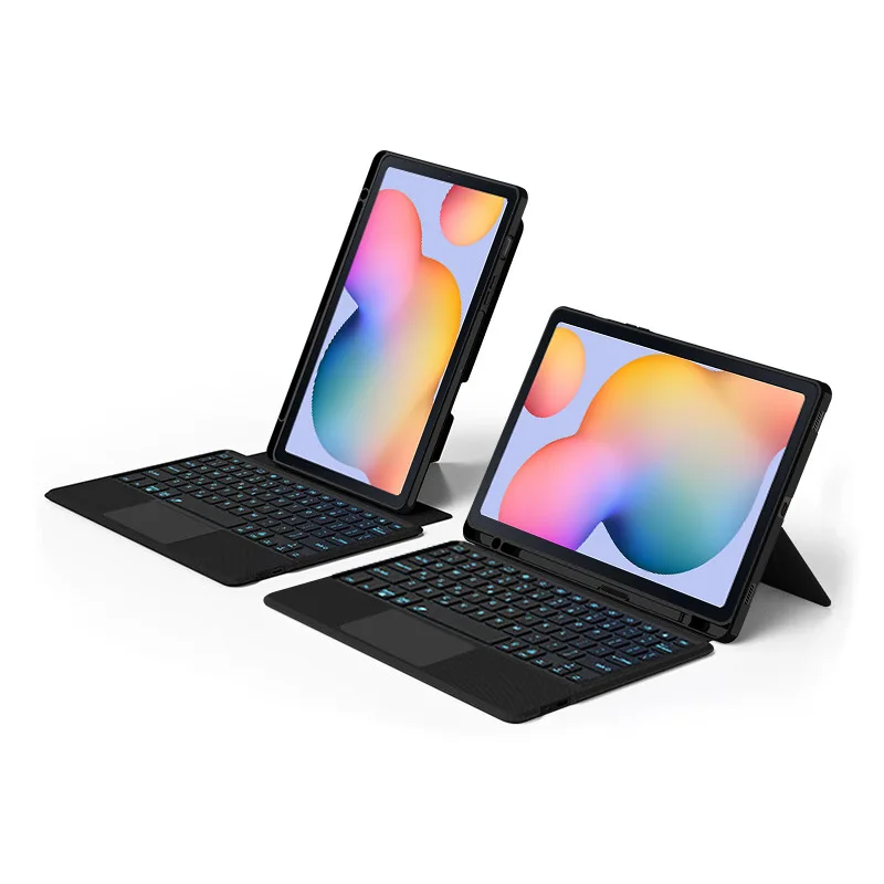 

Suitable for Samsung Tab S6 Lite 10.4-inch tablet keyboard protective cover S9 backlight A9 split magnetic suction S8