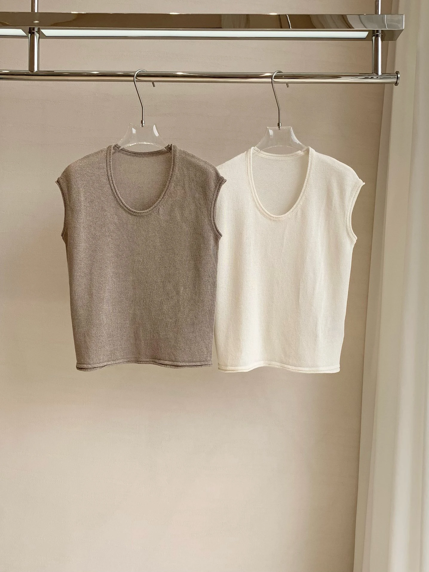 

Повседневная вязаная футболка Svel U-Ne Vest ort Sve Ele, универсальный простой удобный женский топ, летний тонкий тканевый