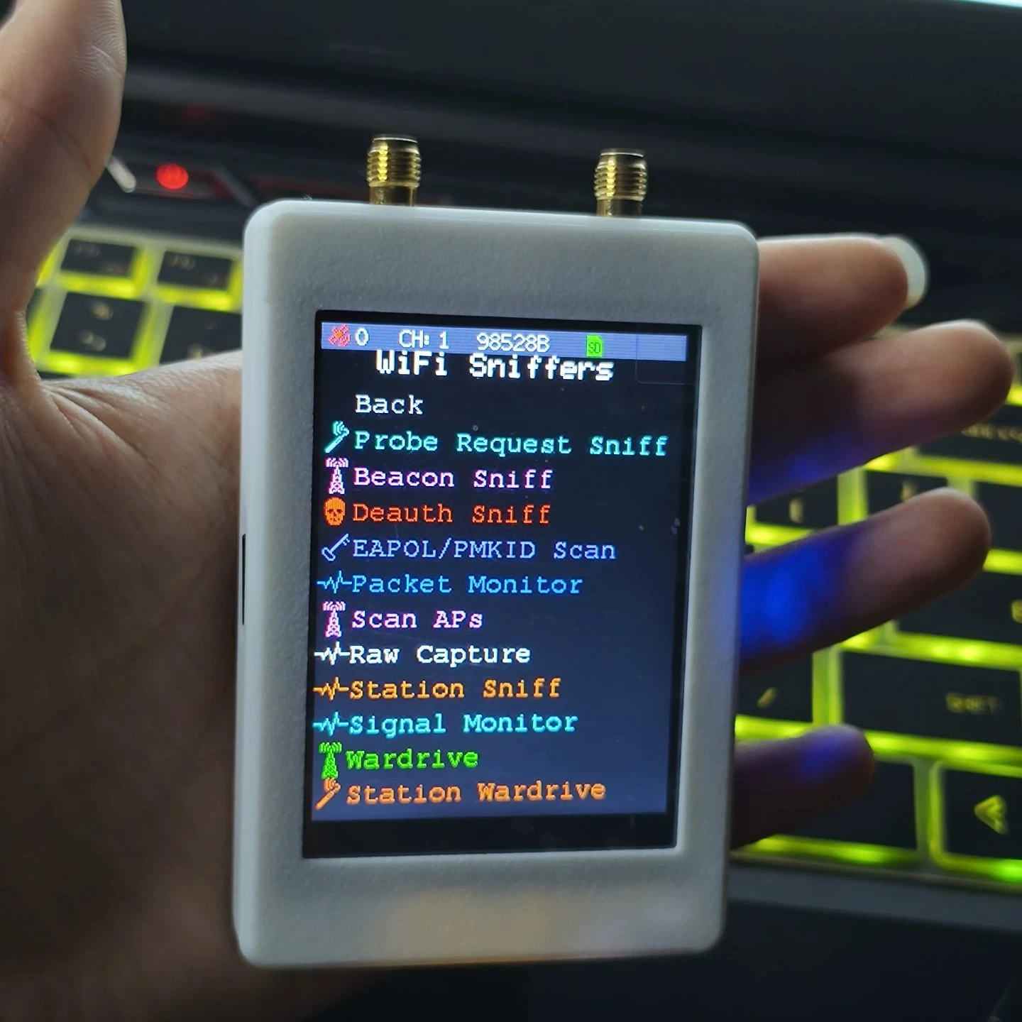 جهاز ESP32 Marauder Mar-x-Auder الجديد، أدوات لاسلكية بلوتوث واي فاي، تخصيص آمن وموثوق