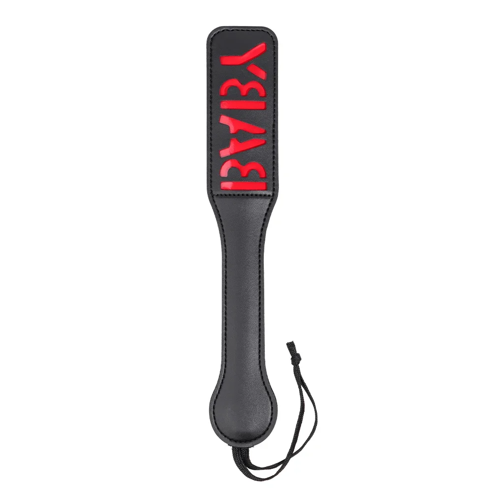 Spanking XOXO Paddle para mulheres adultas, prazer sexual, chicote e colheita de couro PU, acessórios Bondage, brinquedos SM