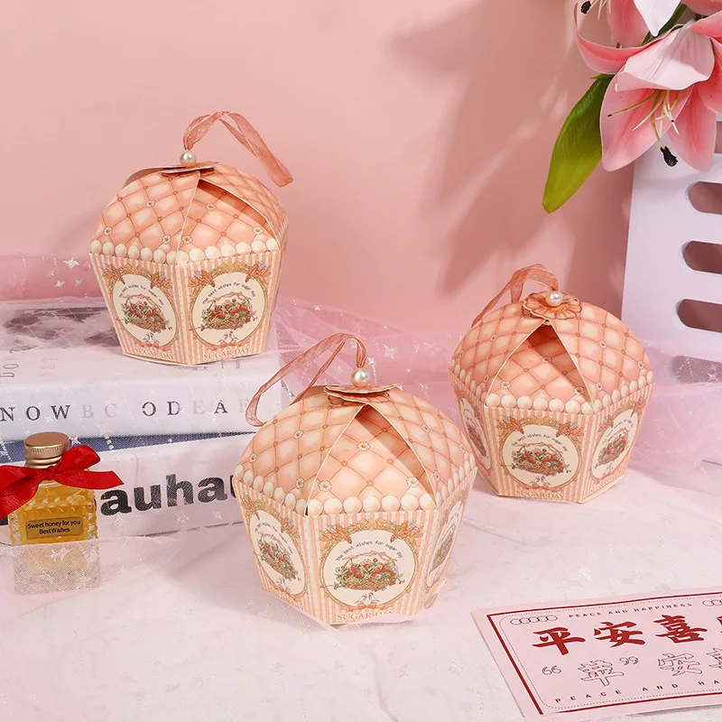

Portable Gift Packaging Box Wedding Candy Box Baby Shower Birthday Party Decorations Valentine's Day Gift Packaging Creative New