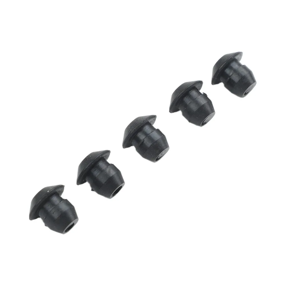 KM85 Fuel System Rubber Sleeve 5pcs Black Return Oil Line Vibration Damping Grommet for FS80 FS85 FS76 FS74 Engines