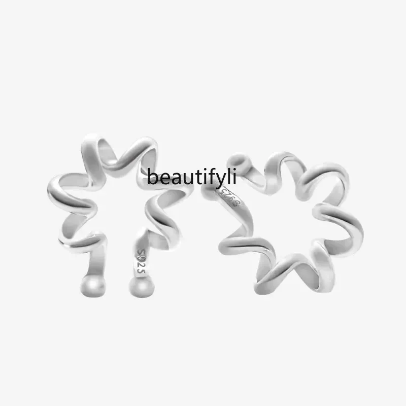 zq Personality Fashion Different Non-Pierced Ear Bone Clip Simple Cold Style Niche Design Earrings Women