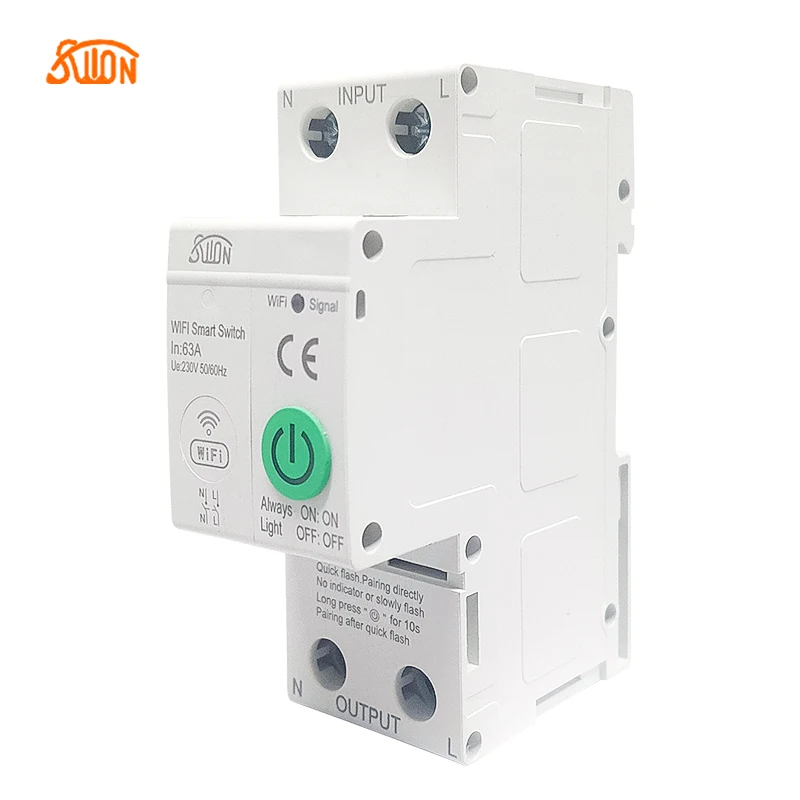 2P wifi Breaker Smart Timer Switch telecomando Wireless di tuya Smart life app con Alexa Google 33 piedi Alice per Smart home