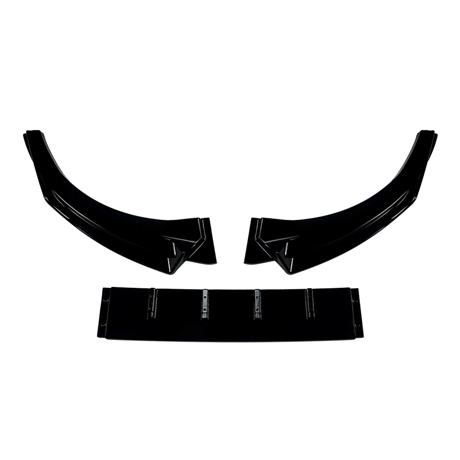 Voor Volkswagen VW Polo MK4 9N 2005-2008 Voorbumper Spoiler Lipgloss Zwart/Koolstofvezel Look Lagere splitter Blade Protector