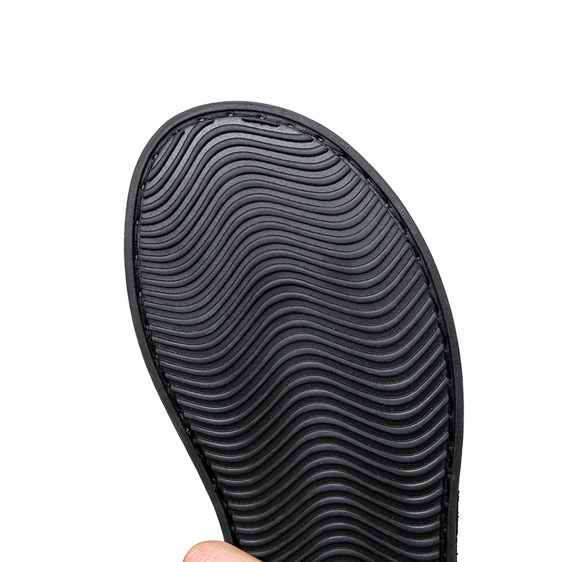 Men\'s Leather Flip Flops Summer Fashion Non-slip Beach Slippers Casual Flat Sandals for Men Outdoor Walking Shoes Big Size 48 49
