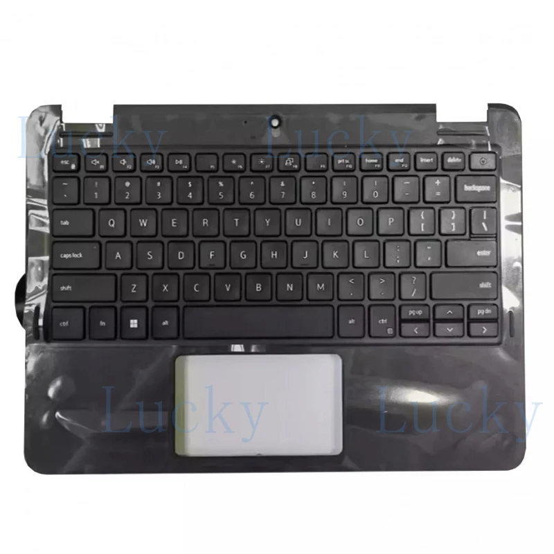 

f New Palmrest Upper Case US NBL Keyboard For Dell Latitude 11 3140 E3140 04T5PG