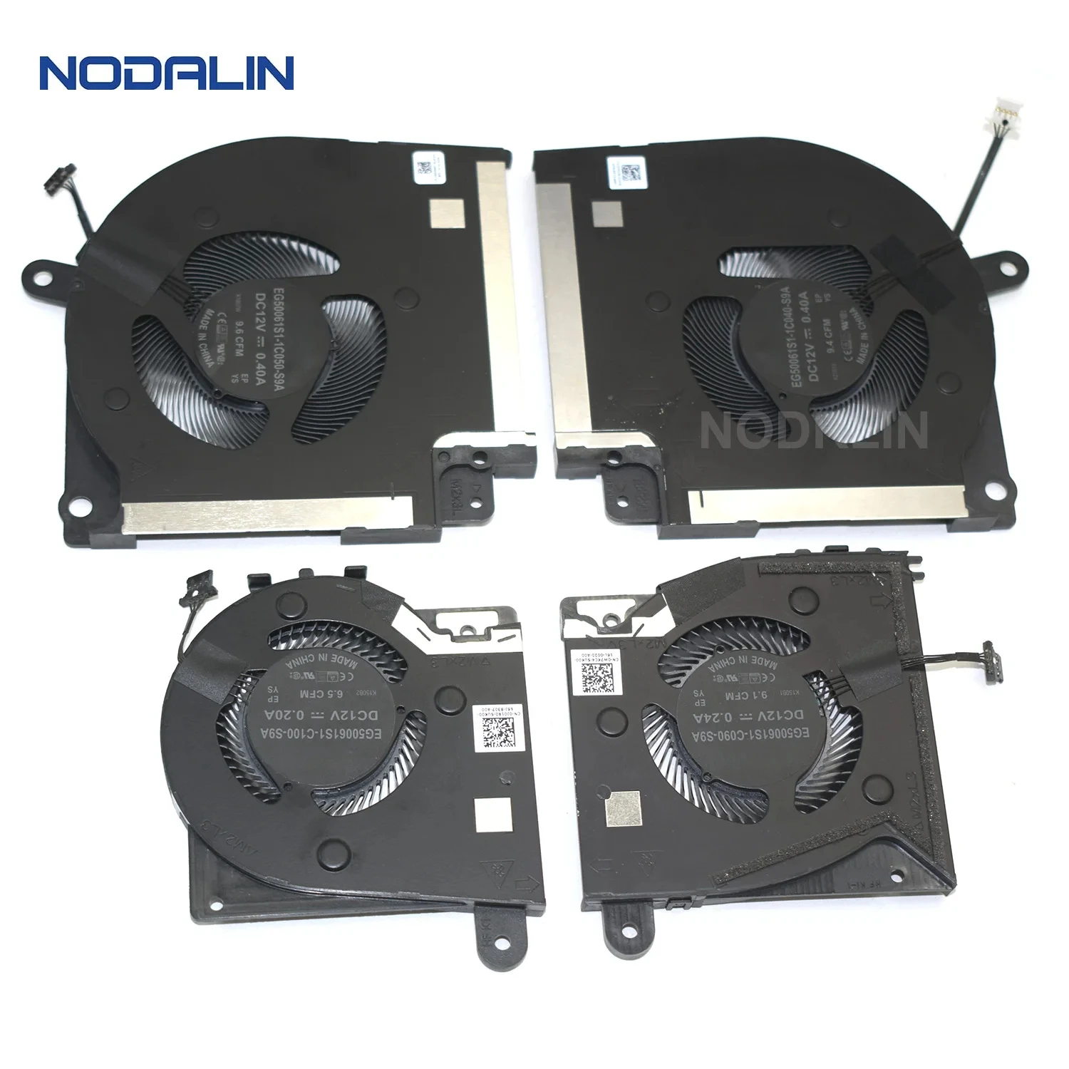 New CPU & GPU Fan DC12V For Alienware X17 R1 R2 09DNWT 0X63JW 0W7KC4 0J01R0