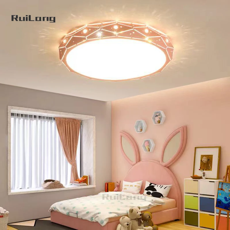 

Креативный звездный светодиодный потолочный светильник с регулируемой яркостью, детская люстра для спальни для детской комнаты, гостиной, кухни, звездное небо, круглые потолочные светильники